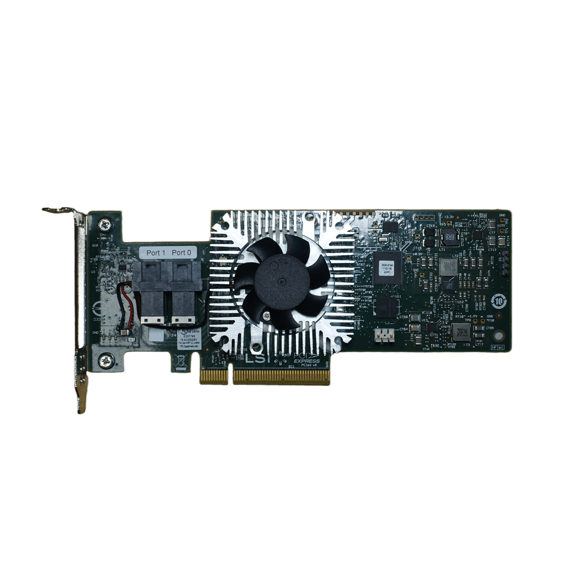NasBoost CP8S-12G LSI 3008 Active Cooled HBA Card Single Slot