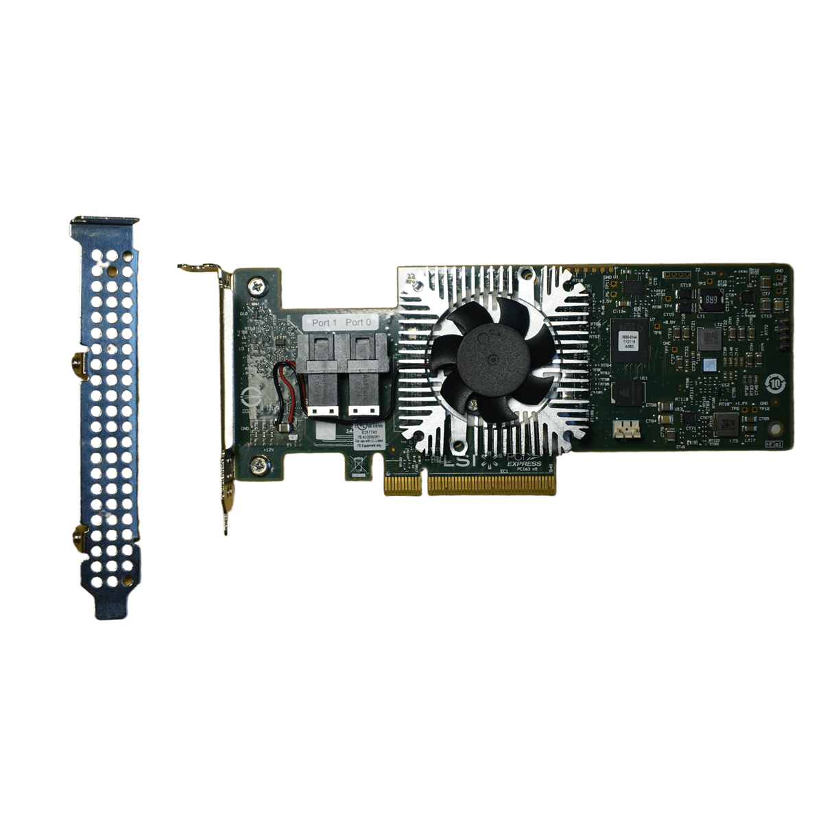 NasBoost CP8S-12G HBA Card | PCIe to 8x 12Gbps SAS/SATA | Broadcom LSI 3008 | IT Mode | Active Cooled - Image 4