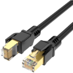 NasBoost LC8 Cat8 Ethernet Cable | 40Gbps 2000MHz | S/FTP Shielded | RJ45 Network Cable