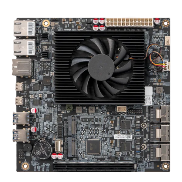 NasBoost M14-T Intel Ultra AI NAS Motherboard with Dual 10GbE and 12 SATA Ports