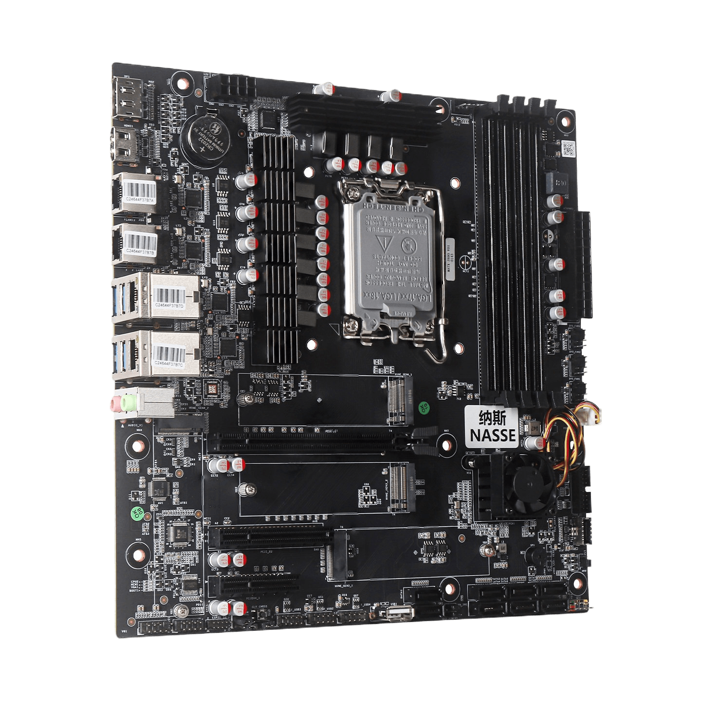 NasBoost Z690-N MATX NAS Motherboard | LGA 1700 | 8x SATA + 4x NVMe | 4x 2.5GbE