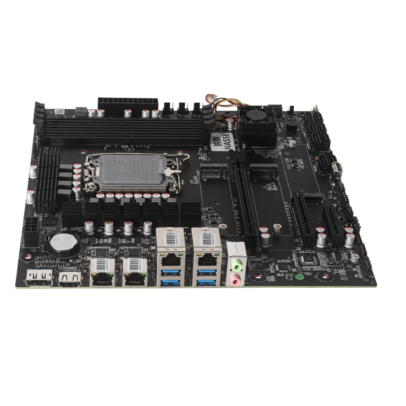 NasBoost Z690-N MATX NAS Motherboard | LGA 1700 | 8x SATA + 4x NVMe | 4x 2.5GbE - Image 2