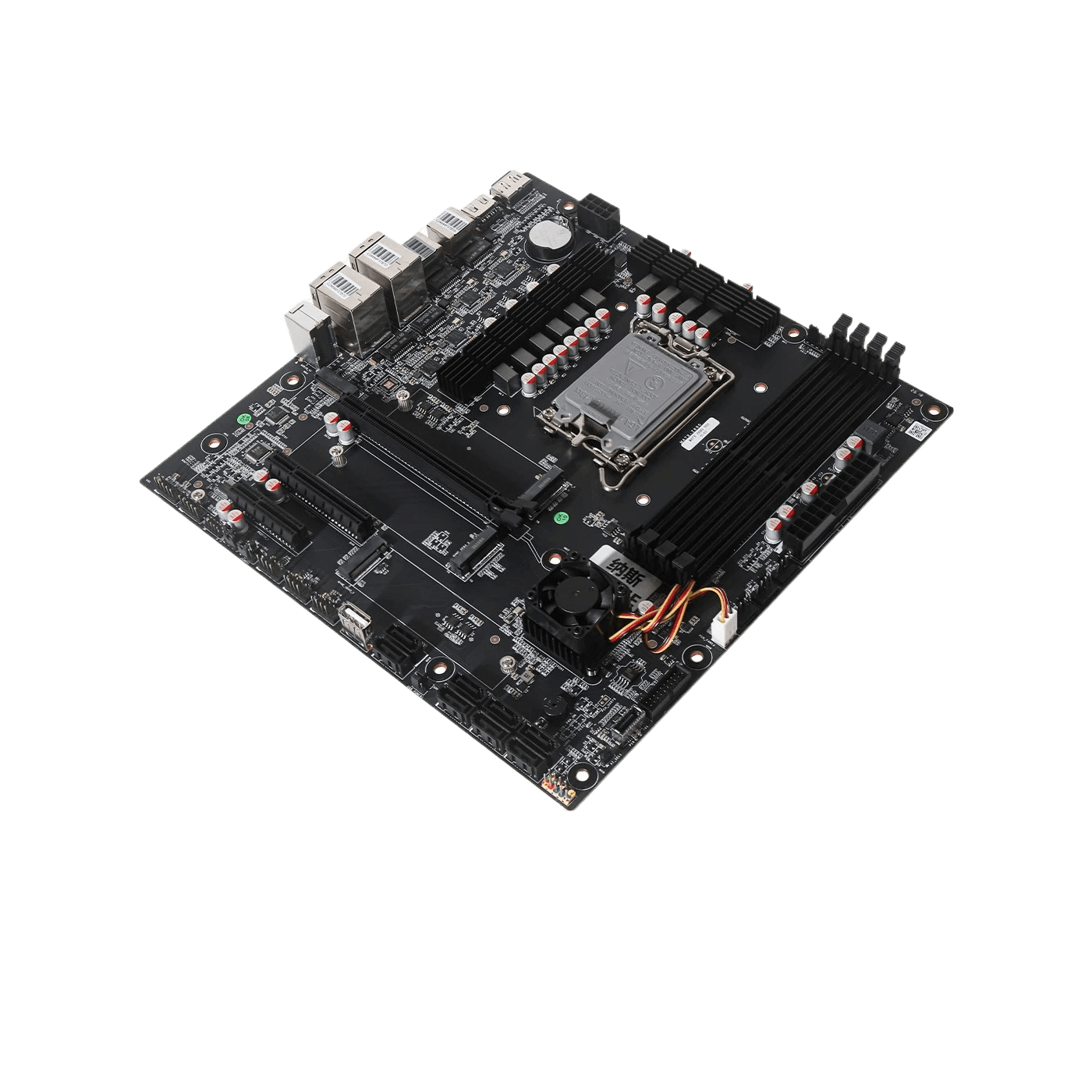 NasBoost Z690-N MATX NAS Motherboard | LGA 1700 | 8x SATA + 4x NVMe | 4x 2.5GbE - Image 3
