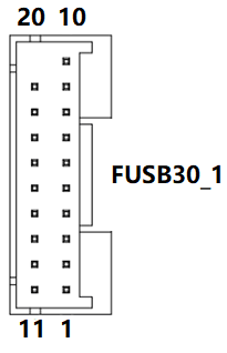 F_USB1 と F_USB30_1 ヘッダ