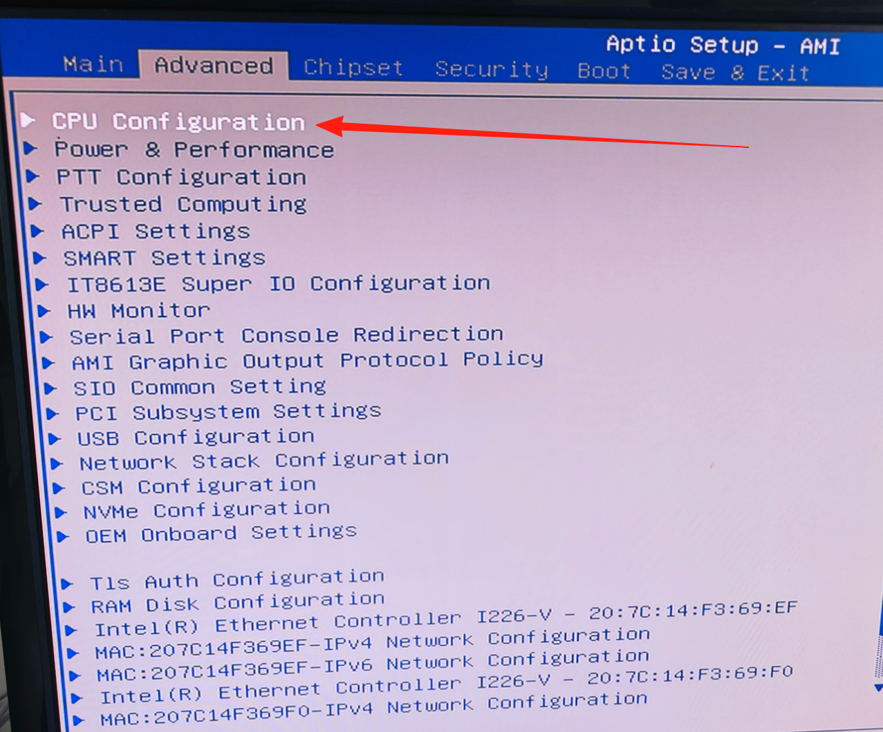 Ajustes del controlador LAN